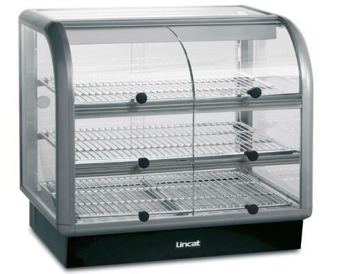 Lincat Seal 650 Series Counter-top Curved Front Heated Merchandiser - Self-Service - C6H/75S