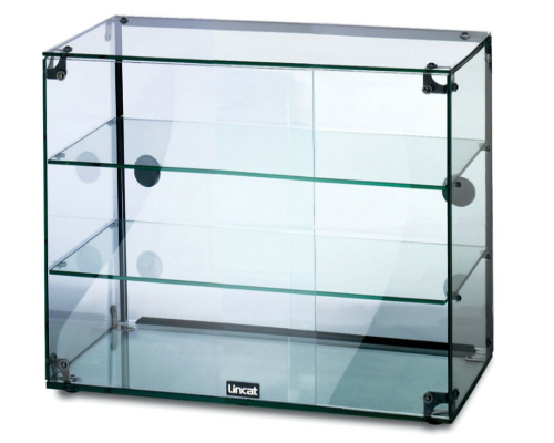 Lincat Seal Counter-top Glass Display Case - Rear Sliding Doors - GC36D